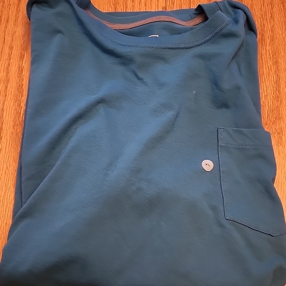 NWT Eddie Bauer Blue Short Sleeve Tee Casual Fit - Picture 9 of 10